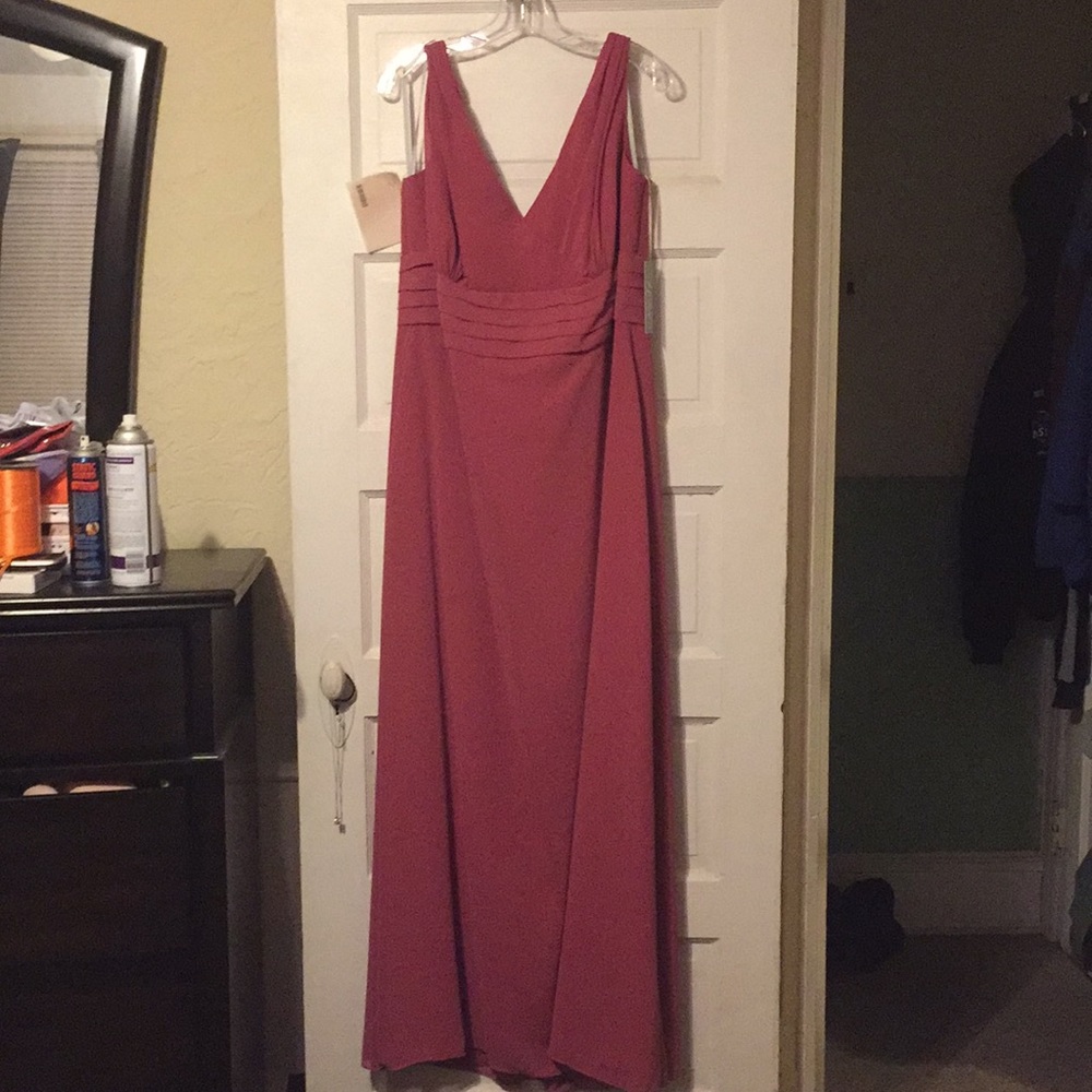 Rose glow wtoo bridesmaid prom gown 20x gorgeous!